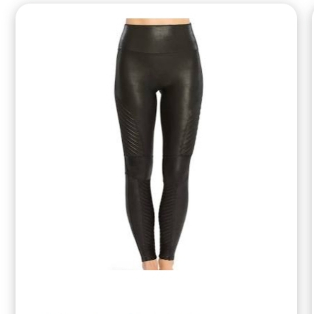SPANX Moto Faux leather leggings
